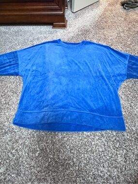 aerie Bright Blue Crewneck Sweater